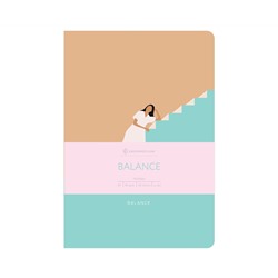 Тетрадь 40л., А5, точка на сшивке Greenwich Line "Balance", матовая ламинация, тон. блок 80г/м2