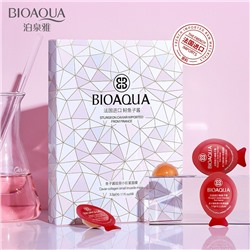 BIOAQUA маска с коллагеном и экстрактом черной икры 3 2 г №4