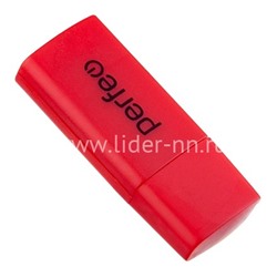 Картридер Perfeo (PF-VI-R023) для Micro SD (красный)