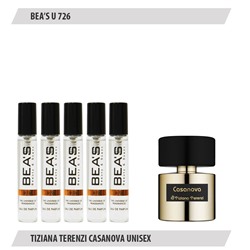 Парфюмерный набор BEAS Tiziana Terenzi Casanova Unisex 5*5 ml U726, Парфюмерный набор Beas U726 создан по мотивам аромата Tiziana Terenzi Casanova