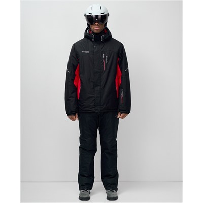 Горнолыжный костюм мужской зимний красного цвета 07715Kr