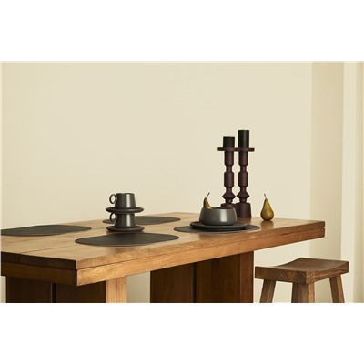 Набор из двух салатников темно-серого цвета из коллекции Essential, 800 мл