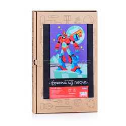 Фреска из цветного песка "Трансформер"