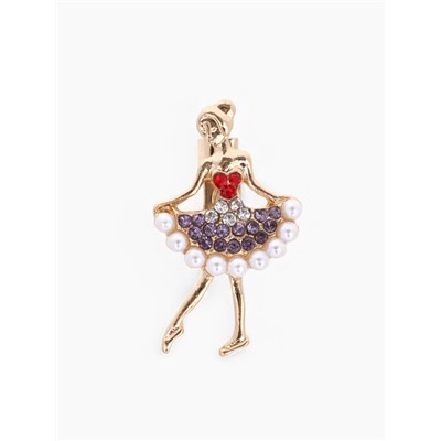 Брошь «Балеринка» мини, МИКС