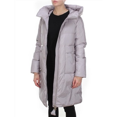 2119 LIGHT GREY Пальто зимнее женское MELISACITI (200 гр. холлофайбера)