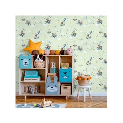 Обои бумажные «Ф855-04», на бумажной основе, 10.05×0.53 м, цвет зелёный