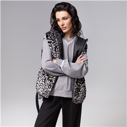 Жилет меховой, Будь в центре (леопард)