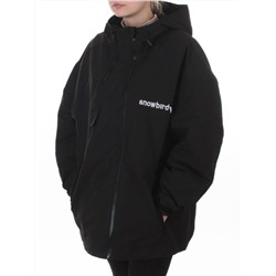 3103 BLACK Куртка демисезонная женская (100 гр. холлофайбер)