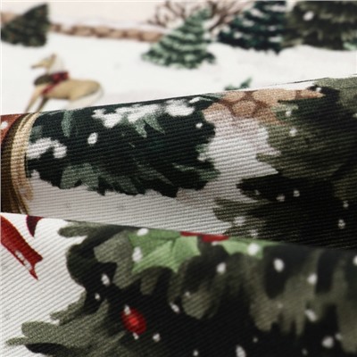 Дорожка Этель «Happy Holidays» 40×149 см, 100% хлопок, саржа 190 г/м²