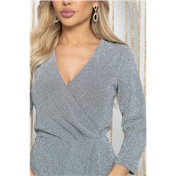 Платье Звезда вечера (серебро) П12144