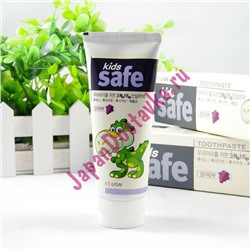 Детская зубная паста Kids Safe от 3-х до 12 лет (со вкусом винограда), CJ LION 90 г
