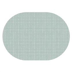 Сервировочная салфетка овальная 45х32 см Минт