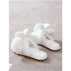 Тапочки «Маус» белые