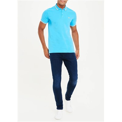 Big & Tall Neon Tipped Polo Shirt