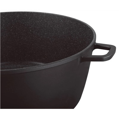 818-001 Кастрюля 2,3л с крышкой 20см в под.уп.(х6)Алюминий