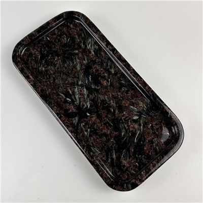 Радуга Самоцветов Блюдо из Арфведсонита (Нуумит)