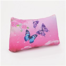 Косметичка на молнии, розовая