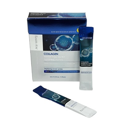 FarmStay Маска ночная увлажняющая в саше с коллагеном 4 мл 1 шт