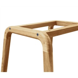 Стул барный деревянный SHT-ST29/S94
                        оранжевый ral2003 / прозрачный лак / черный