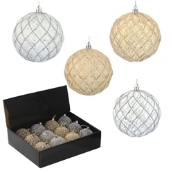 GAEM Набор из 12шт Украшение новогоднее Шар "Восточная сказка", D10 см, L43 W33 H27 см