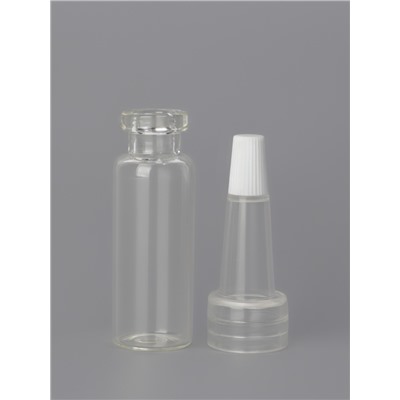 Бутылочка для хранения, с дозатором, 5 мл, фасовка - 5 шт., прозрачная