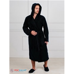 Мужской махровый халат с капюшоном МЗ-05 (100)