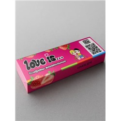 Жевательная конфета "Love is", клубника 24 шт
