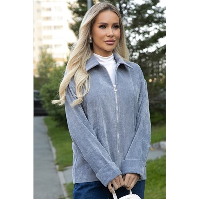 Жакет вельветовый Реджина (серый) Б14564-9М