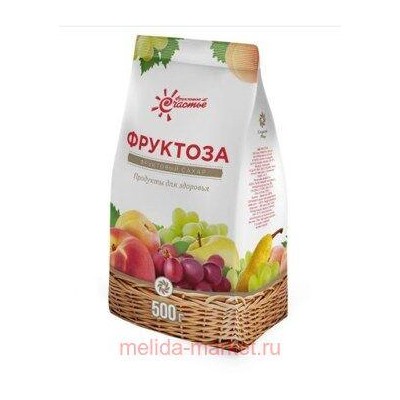 Фруктовый сахар (фруктоза) 500г Сладкий мир
