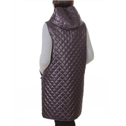 802 DK. VIOLET Жилет утепленный женский (50 гр. синтепон)