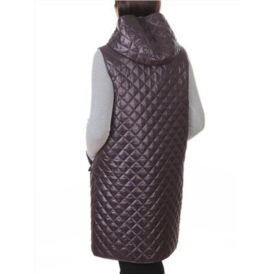802 DK. VIOLET Жилет утепленный женский (50 гр. синтепон)