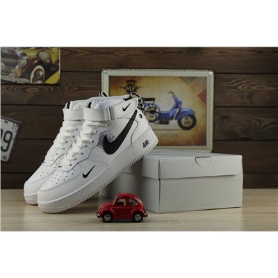 Зимние Nike Air Force из натуральной кожи