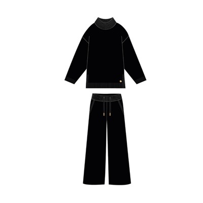 Комплект для девочки: джемпер, брюки