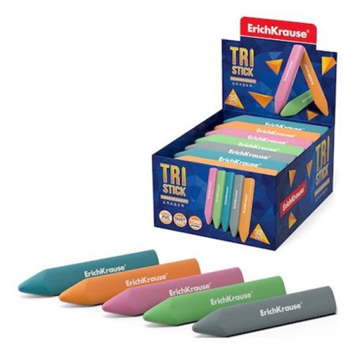 Ластик EK56040 Tri Stick 90х14,5х14,5 мм ErichKrause