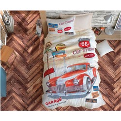 Подростковое КПБ со Стеганным Пододеяльником Ранфорс Girls&Boys - cotton box