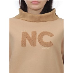 2510 BEIGE Толстовка женская (85% хлопок, 10% полиэстер, 5% спандекс)