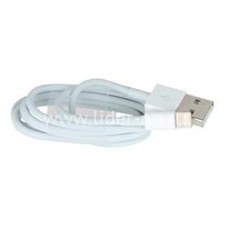 USB кабель Lightning 1.0м  ( в коробке)  ELTRONIC FASTER 3A (белый)