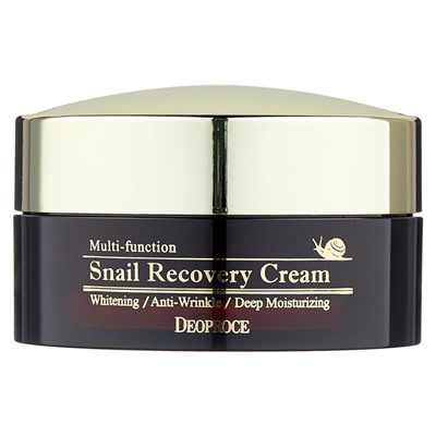 Крем восстанавливающий с муцином улитки Snail Recovery Cream, DEOPROCE 100 г