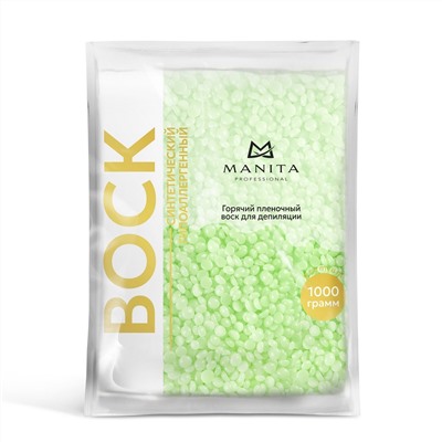 Manita Professional Воск для депиляции в гранулах синтетический, яблоко, 100 г