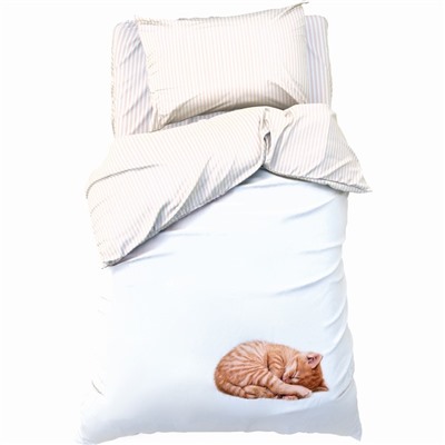 ПостельноебельёЭтель"Кitty", 1.5сп, 143х215см, 150х214см, 50х70см. - 1шт, 100%хлопок,бязь