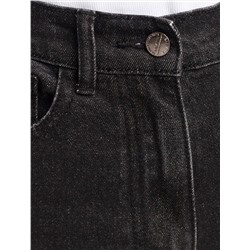 Джинсы mom-fit из денима со спандексом