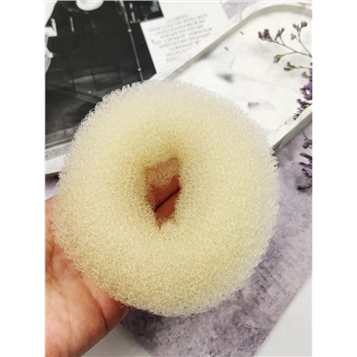 Бублик для волос Беж (10см)