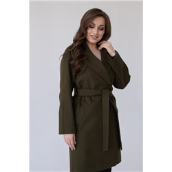 Пальто женское демисезонное 23220 (хаки)