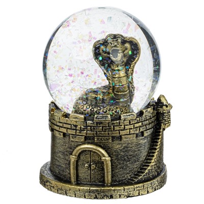 Фигурка декоративная в стекл шаре "Змея", D 4 см, L5 W4 H6,5 см, 4в.