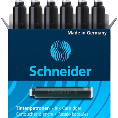 Картриджи чернильные Schneider черный, 6шт., картонная коробка