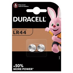 Батарейка Duracell LR44 (G13, V13GA, A76) алкалиновая, 2BL