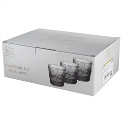 200-013 Набор из 6 стаканов 280мл в под.уп.(х8)Стекло
