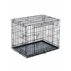 Клетка для собак №4 с поддоном, складная, 94 х 64 х 72 см