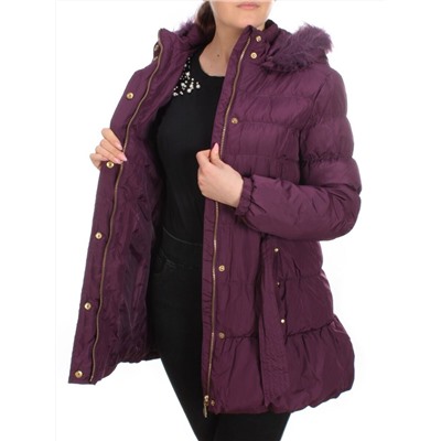 B-38 DARK VIOLET Куртка зимняя женская NO NAME (100 гр. холлофайбер)