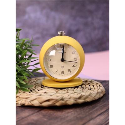 Часы-будильник «Clock UFO», yellow (12х10,1 см)